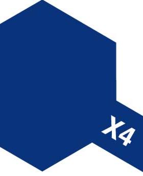 TAMIYA/田宫 81504 X-4 蓝色 10ml水溶性树脂模型油漆