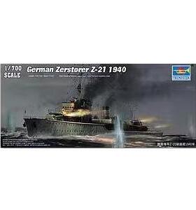 TRUMPETER/小号手 05792 德国海军Z级驱逐舰“Z-21