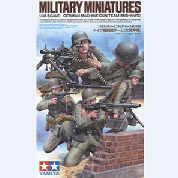 田宫35386德国步兵机枪小组人物