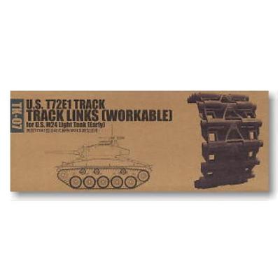 小号手02037T72E1活动履带M24