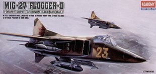 ACADEMY/爱德美 12455 MIG-27 鞭挞者D 战斗轰炸机 (1/72)