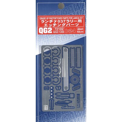 长谷川 72102/QG2 Lancia 037拉力赛车升级改造用金属蚀刻件 1/24