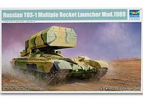 小号手 09560 俄罗斯 TOS-1 布拉提诺 自行温压多管火箭炮 1989年