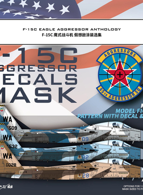 星河 G72052 F-15C 鹰式战斗机 假想敌涂装遮盖