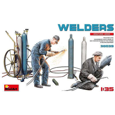 MINIART38039焊接工人人物模型