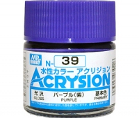 MR.HOBBY/郡仕 N39 紫色 ACRYSION系10ml水性模型油漆