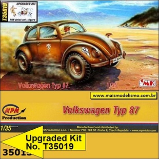 附送1 CMK 非洲军团大众87型甲壳虫轿车 T35019 35人物模型 MPM