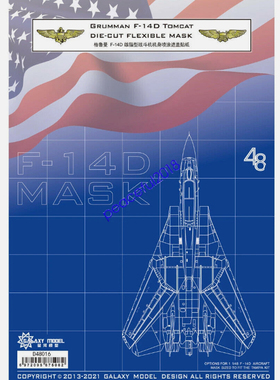 星河 D48016 1/48 F-14D雄猫型战斗机喷涂遮盖贴纸