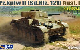 Gecko/壁虎 16GM0009 Pz.kpfw II Ausf.F (2号轻型战车F型)