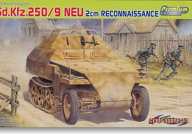 威龙 6316 Sd.kfz.250/9 Neu 2cm 半履带装甲车及装甲教导师士兵
