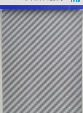 长谷川 71819/TF19 90X200mm银灰色粗号仿碳纤维高延展性极薄贴纸