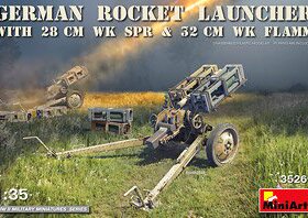 MINIART 35269 德国火箭弹发射器(含28cm高爆弹&32cm火焰弹) 1/35