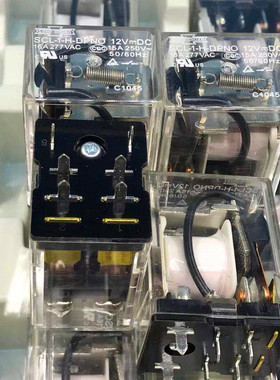 松川中间继电器 SCL-1-H-DPNO 12VDC 全新原装16A二组常开6脚