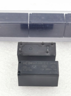 全新松川继电器 507-1CC-F-S 24VAC HF115F-A 024 五脚通用