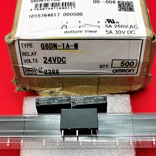 原装现货欧姆龙 G6DN-1A-M 24VDC 超薄继电器 5A 4脚通用 2388Y1
