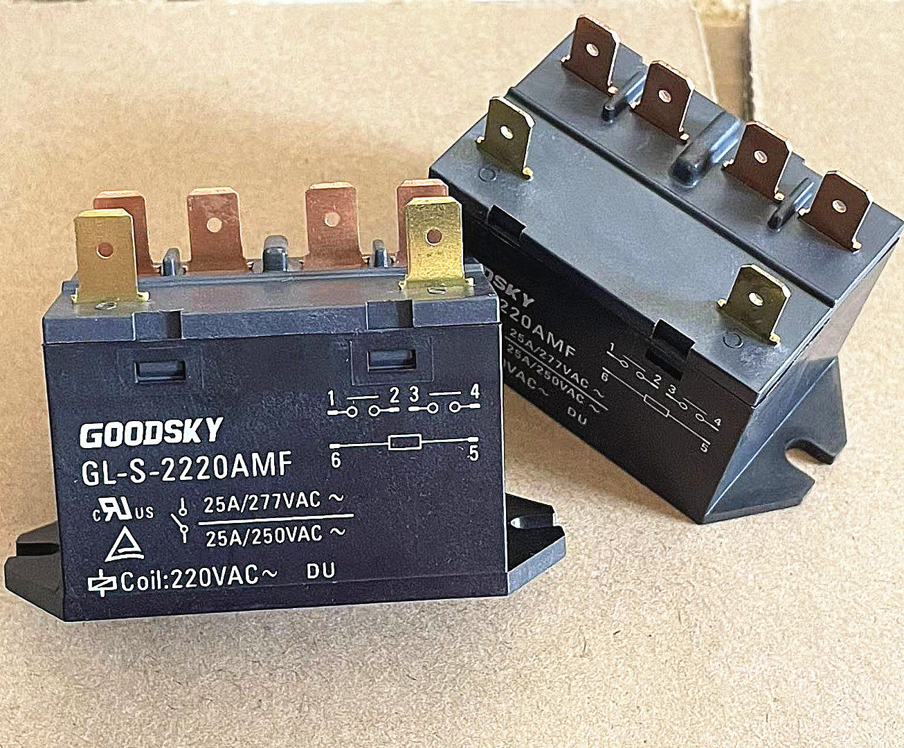 GL-S-2220AMF 220VAC 全新国兴继电器 JQX-116F-3 220AF-2H (25A)