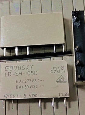 GOODSKY LR-SH-105D全新原装国兴继电器LR-SH-105D 5VDC 6A277VAC