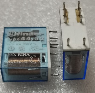 现货 TYPE44.52 进口Finder芬德继电器 24V 24VDC 8脚 6A 250VAC