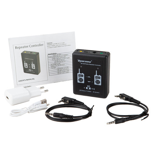 Surecom SR-629双工中继器控制器升级版SR629单工转发器宝锋TYT等