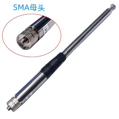 27-39MHz伸缩拉杆高增益天线CB机短波手台增强天线BNC TNC头SMA