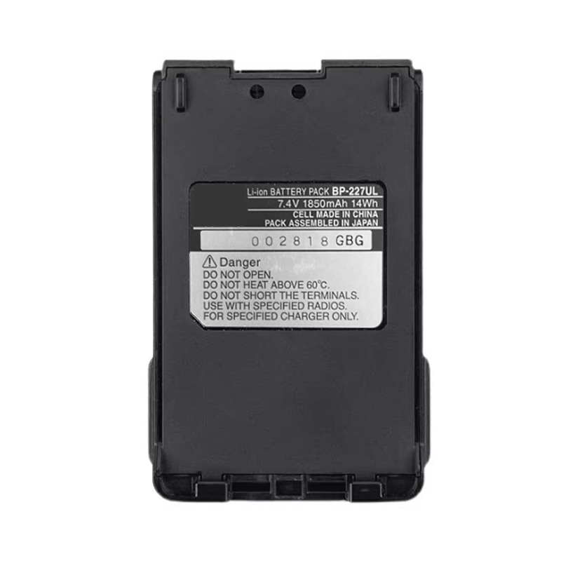 IC-M88 M87 IC-F51 IC-F61对讲机电池BP-227UL防爆锂电池1850mAh