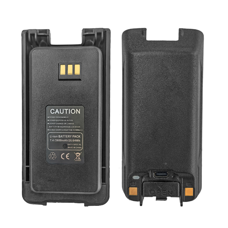 特易通MD-UV390对讲机电池MD358电池带TYPE-C大容量电池3600毫安