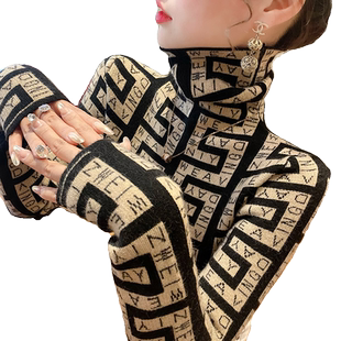 高领毛衣女款2025新款秋冬爆款显瘦洋气冬季加厚打底衫内搭女装
