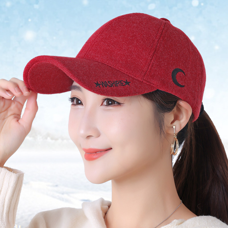 2025新款帽子女秋冬韩版潮时尚加厚加绒保暖棒球帽休闲鸭舌帽,服饰配件/皮带/帽子/围巾,帽子,淘宝优惠券,粉丝福利购,淘宝优惠卷