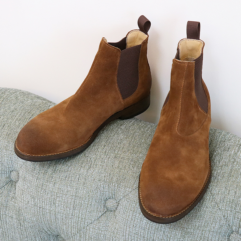 圣尼约德反毛休闲皮鞋固特异