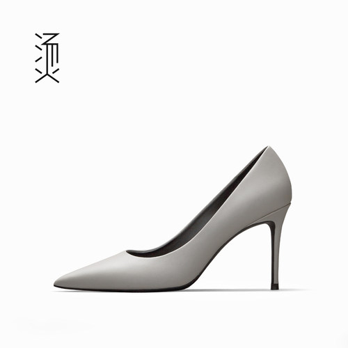 灰色尖头高跟单鞋价格 灰色尖头高跟单鞋图片 星期三