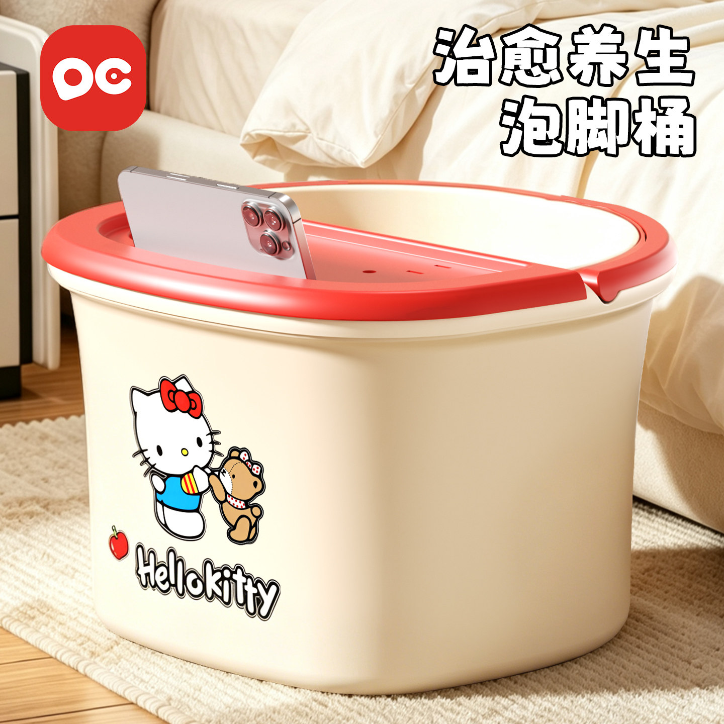 泡脚桶洗脚桶过小腿足浴盆家用保温宿舍洗脚神器按摩高深加厚养生