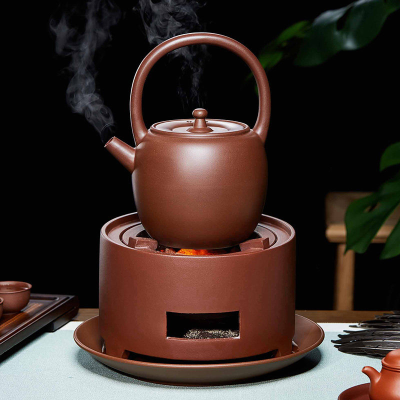 宜兴紫砂碳炉煮茶器家用围炉烤火炉冬天室内煮茶炉茶壶底座温茶器