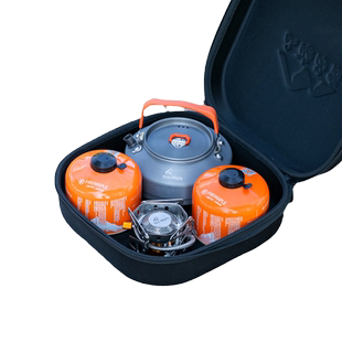 火枫野火炉头户外烧水炉具便携式喝茶燃气炉烧水壶套装露营煮茶炉