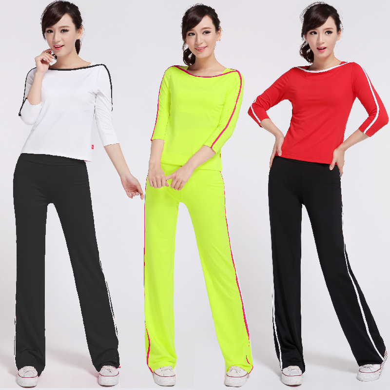 浩舟健身跳操服广场舞速干套装