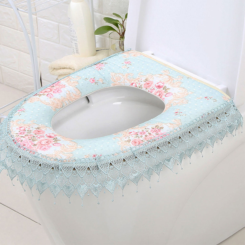 欧式蕾丝马桶坐垫厕所家用冬加绒坐便垫四季通用防水拉链马桶垫子,家庭/个人清洁工具,马桶套/马桶座圈,淘宝优惠券,粉丝福利购,淘宝优惠卷