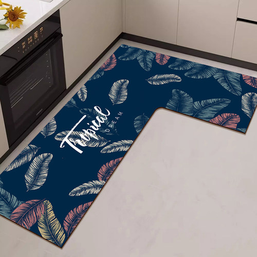 厨房地垫L型转角专用脚垫7字型