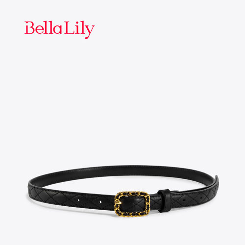 BellaLily腰带毛衣欧美气质裤子