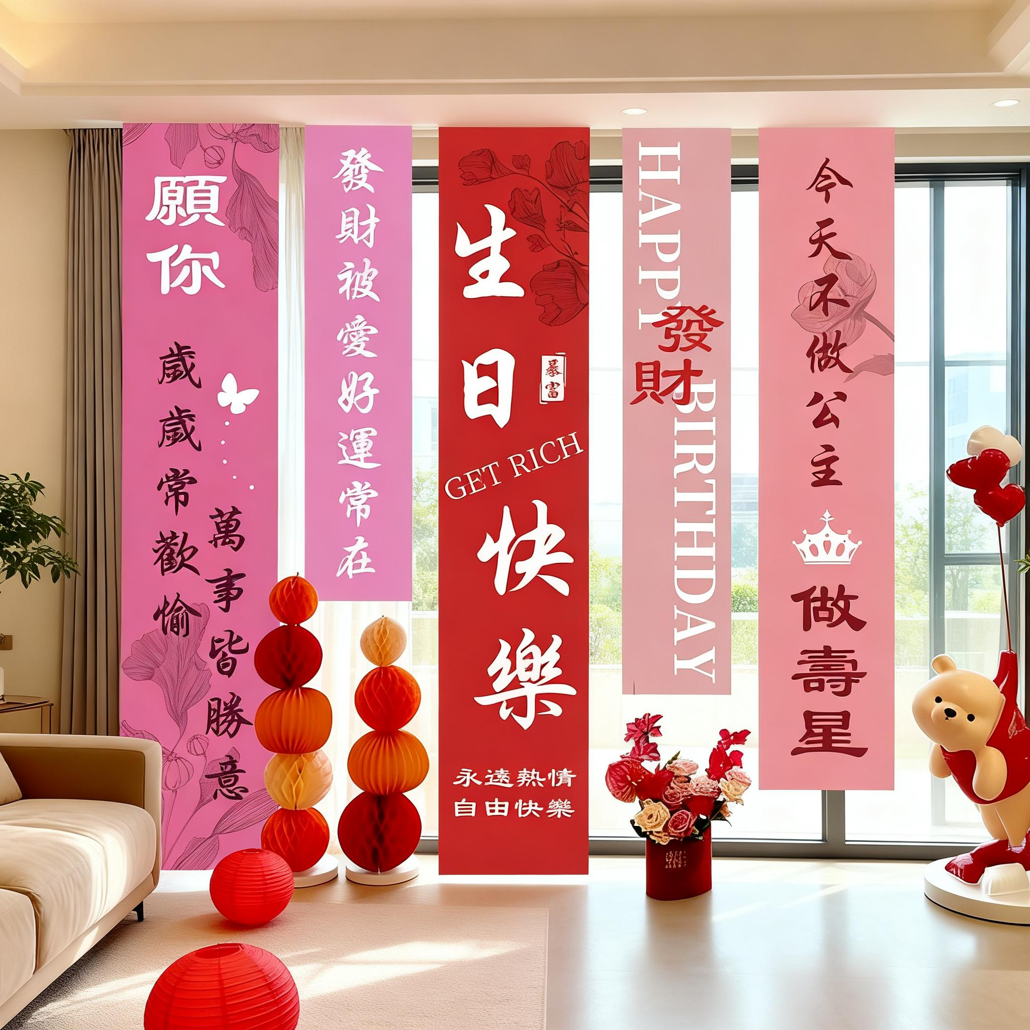 网红30岁20生日挂布拍照氛围道具背景墙女生闺蜜派对场景布置条幅,节庆用品/礼品,装扮布置套餐,淘宝优惠券,粉丝福利购,淘宝优惠卷