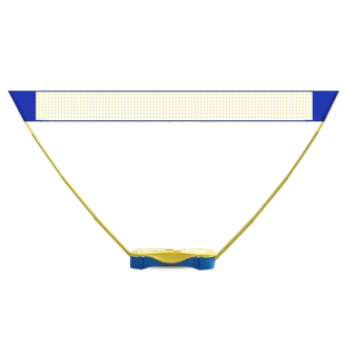 羽毛球网便携式家用室内户外简易移动网架标准比赛折叠网柱快开网