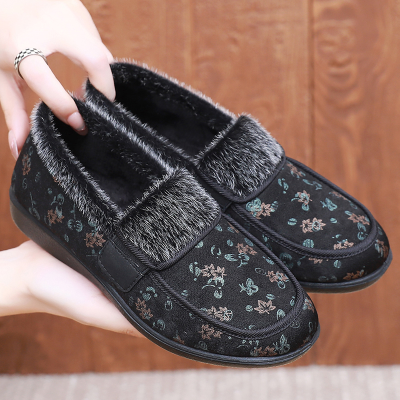 老北京布鞋女棉鞋冬季老人奶奶鞋