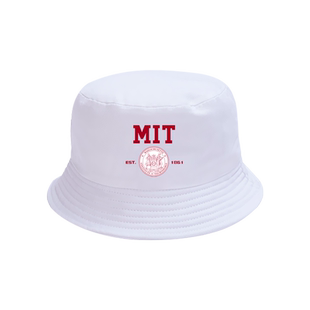 美国常青藤大学之麻省理工名校纪念渔夫帽子男女盆帽防晒帽遮阳帽