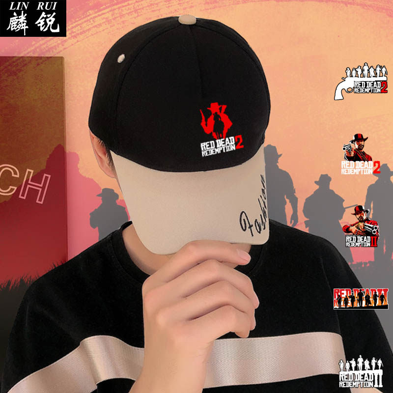 荒野大镖客2游戏亚瑟遮鸭舌帽子