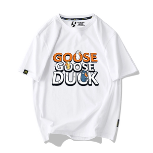 鹅鸭杀GooseGooseDuck游戏狼人杀steam卡通短袖t恤衫男女纯棉半袖
