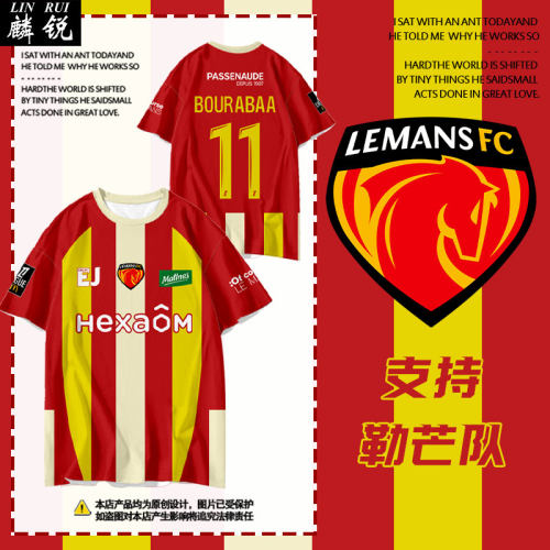 26-27赛季勒芒队服球衣速干t恤