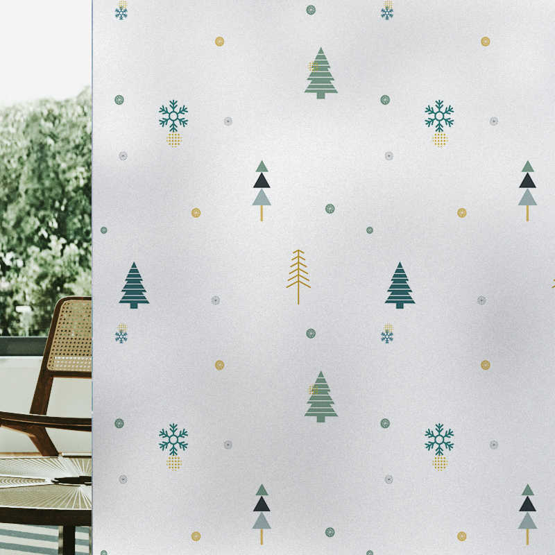 静电窗户玻璃贴纸遮光防窥视窗花