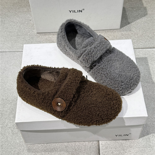 2025冬新舒适呢子加绒勃肯鞋