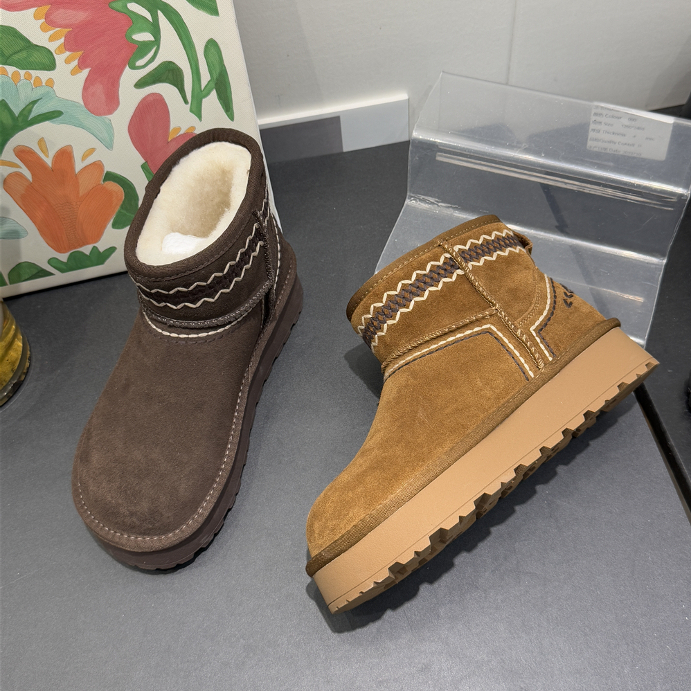 Y3ZAF2025冬新厚底增高雪地靴