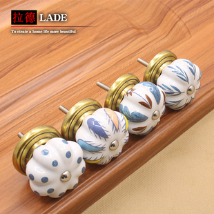 好人家个性艺术柜子柜门抽屉单孔拉手北欧壁橱床头柜原石创意把手