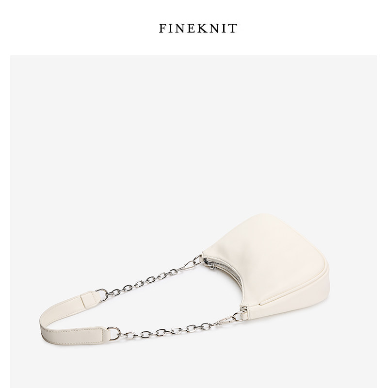 FINEKNIT网红腋下小包包2020新款潮时尚百搭链条单肩斜挎法棍包女
