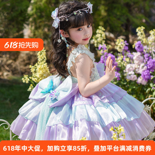 夏季美人鱼洛丽塔礼服裙